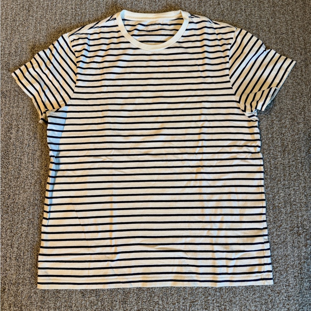 J. Crew Men’s Classic Striped Crewneck T-Shirt - L